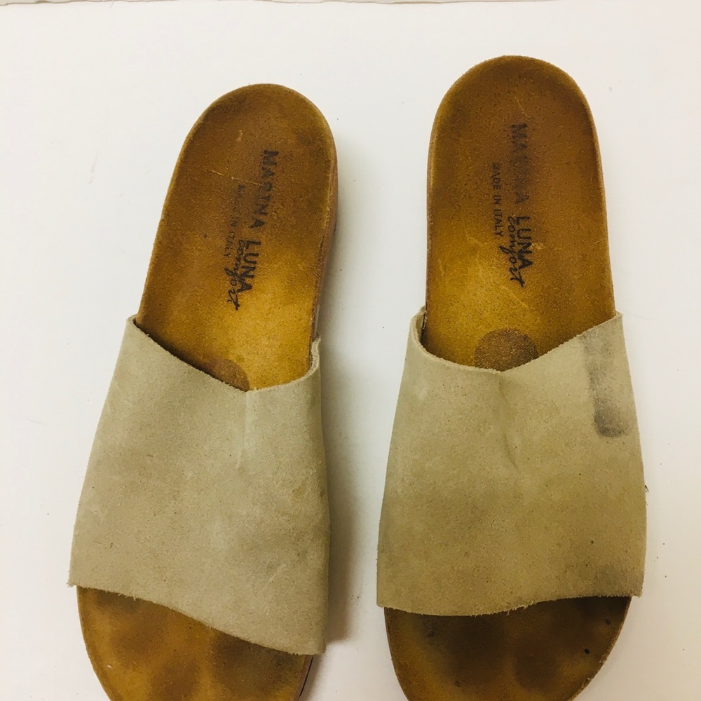 Marina Luna slide sandal made in Italy